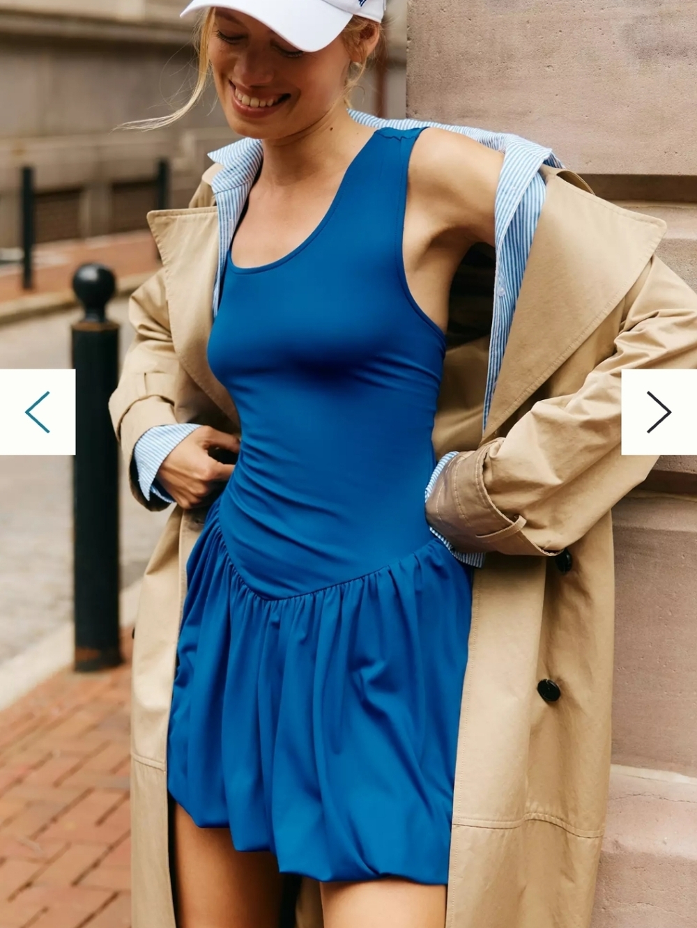 NWT Anthroplogie Daily Practice Bubble Hem Mini Dress